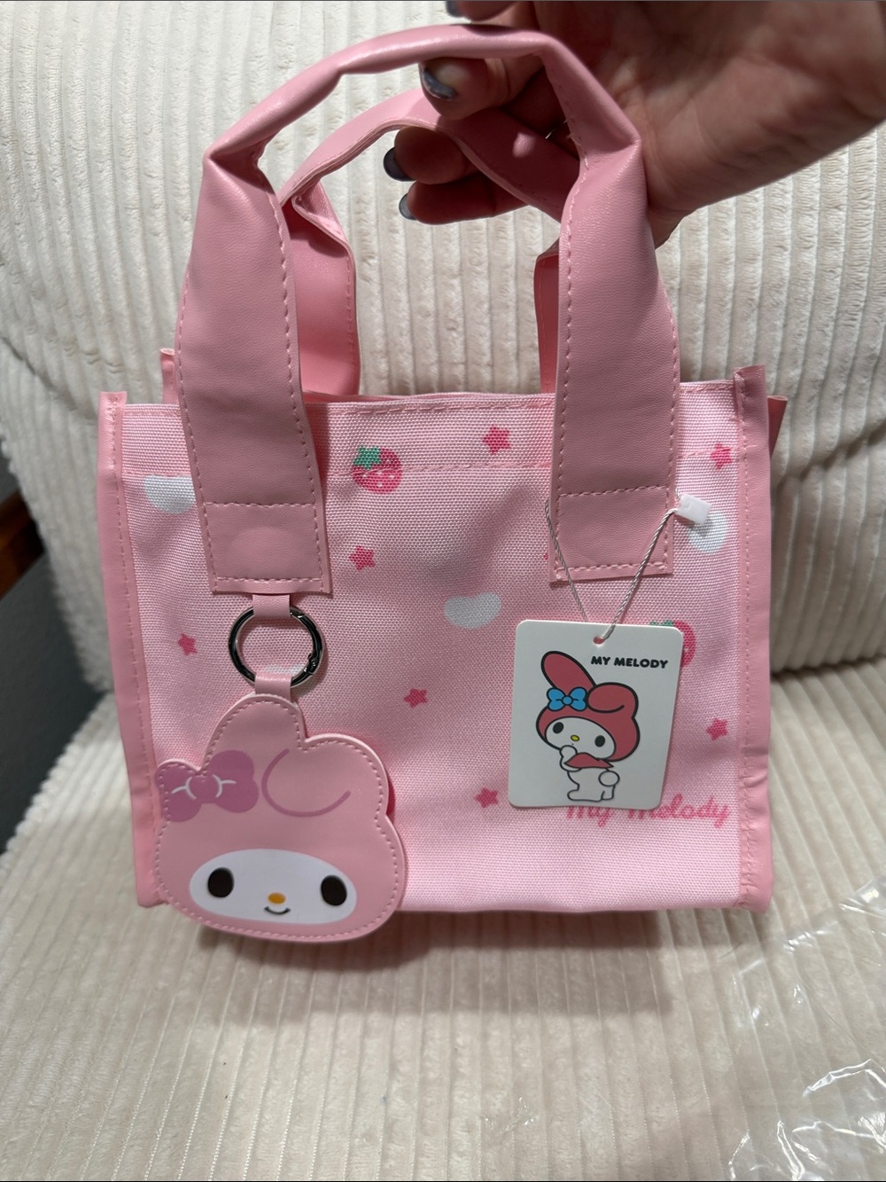 My Melody Polyester Tote Bag